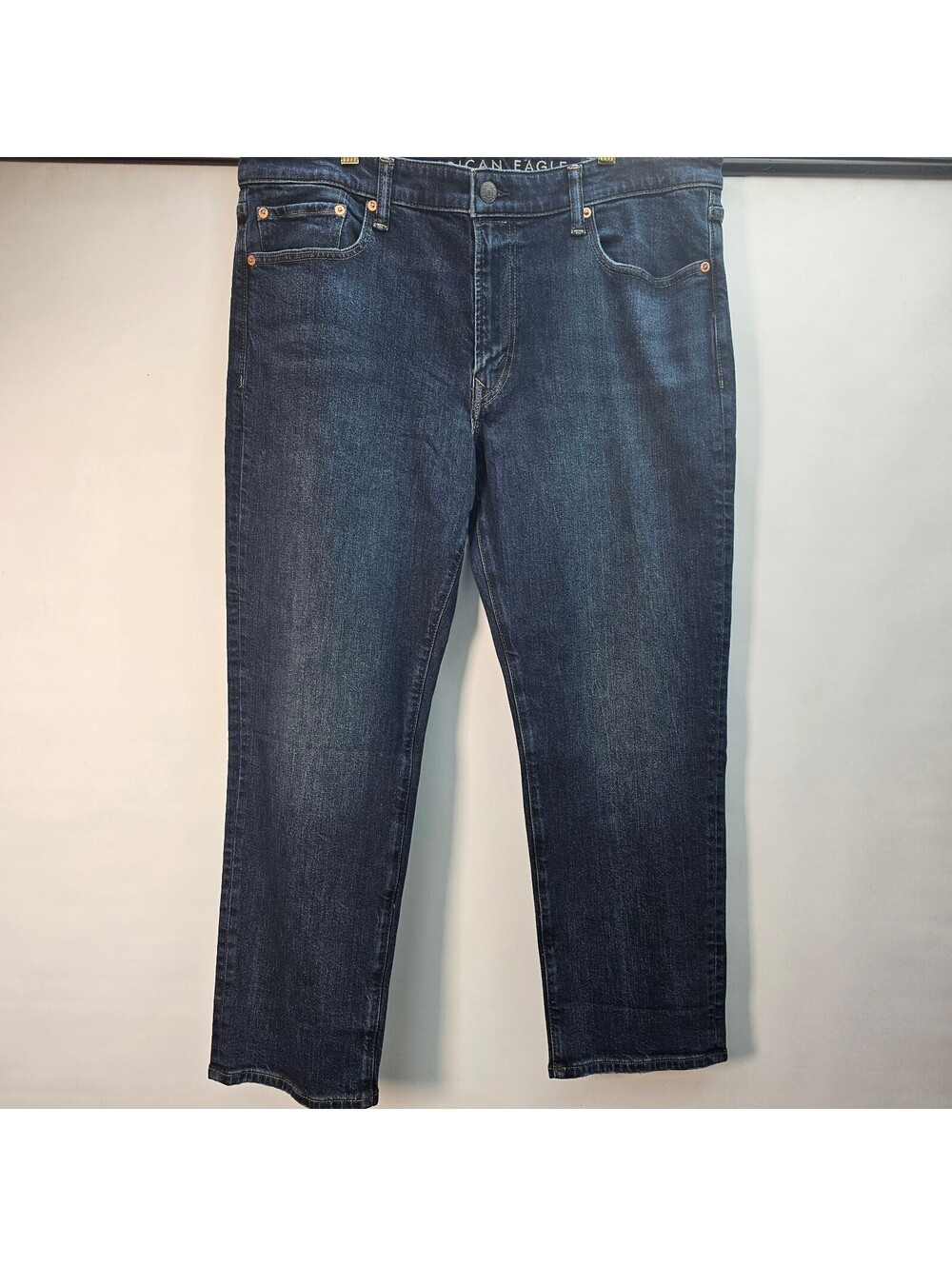 American Eagle Slim Straight Dark Indigo Jeans 36x30